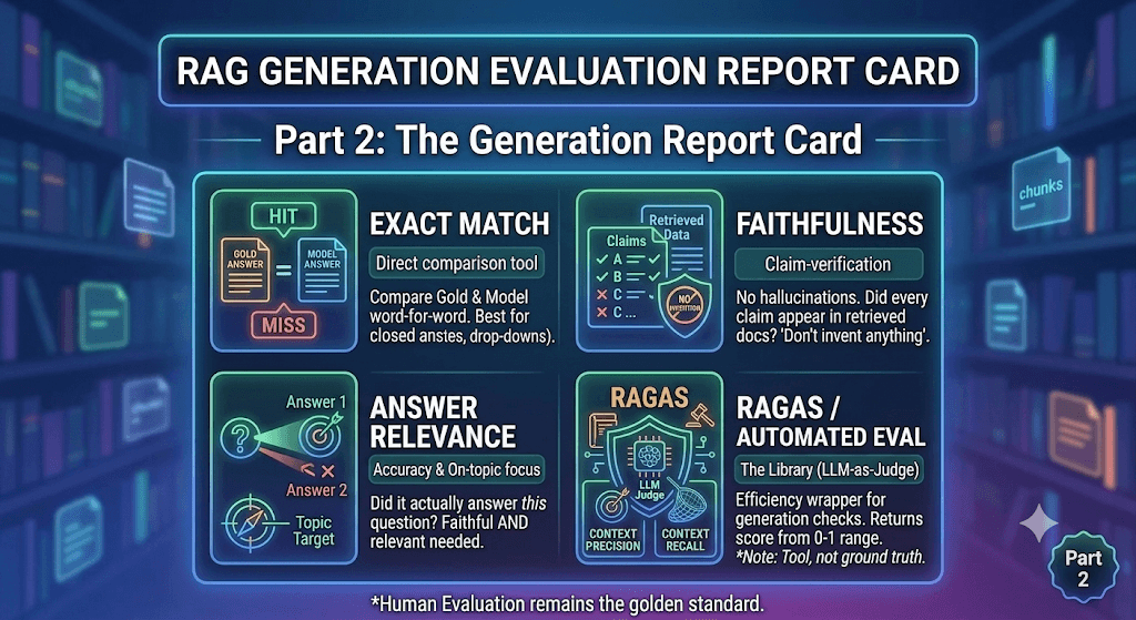 How Do You Evaluate a RAG App? (Part 2: The Generation Report Card)